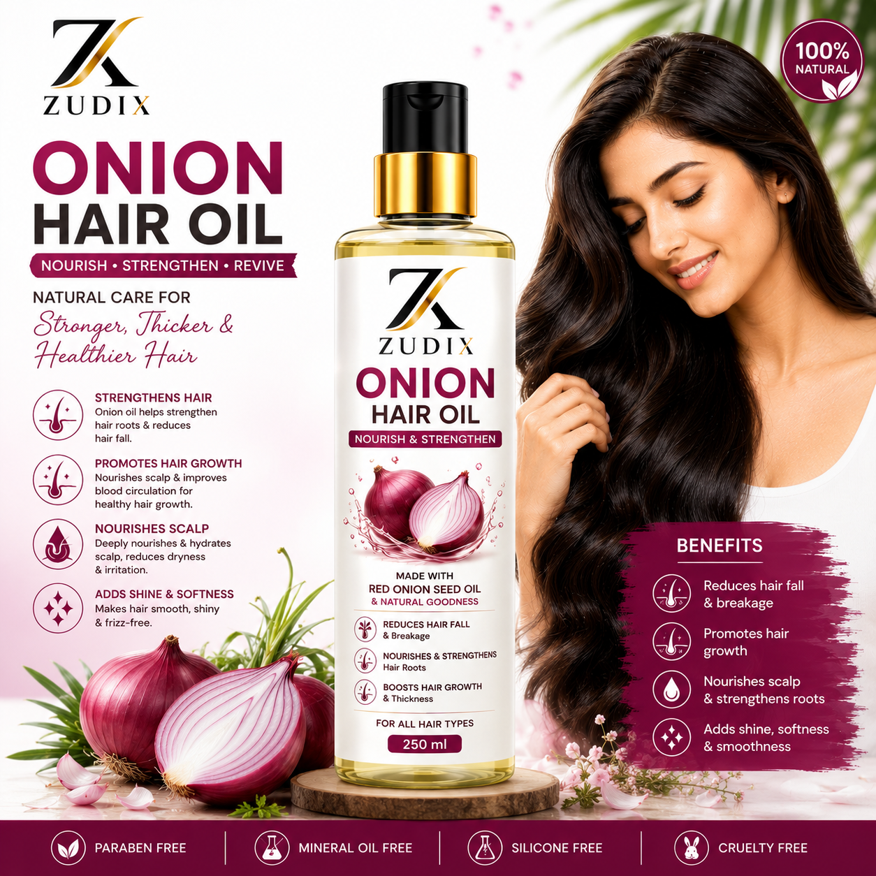 Onion Hair Oil 250 ml - Image 4