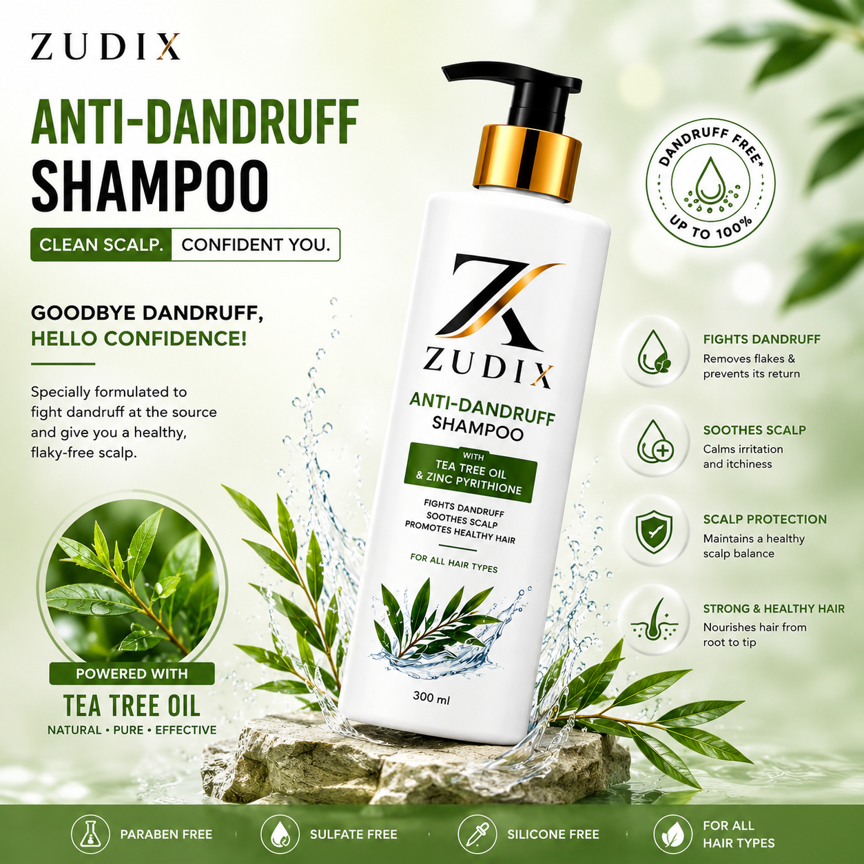 Anti Dandruff Shampoo 1000 ml - Image 4